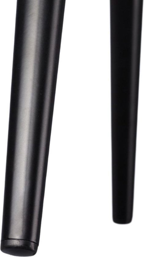 tectake® - Stoel Marilyn stof creme /zwart