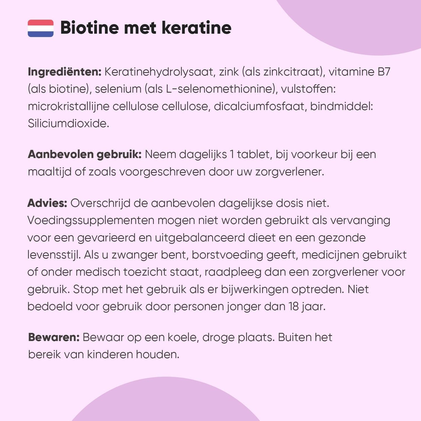 WeightWorld Biotine, Zink, Selenium & Keratine Tabletten – 400 Vegan Microtabletten (Ø 6 mm) – 1+ Jaar Voorraad – 15 mg Zink & 25 mg Keratine