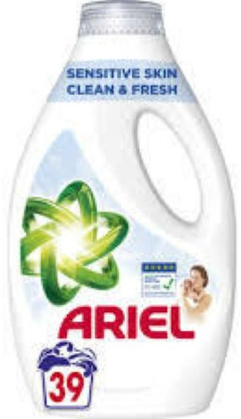 Ariel Vloeibaar Wasmiddel Sensitive 39 Wasbeurten