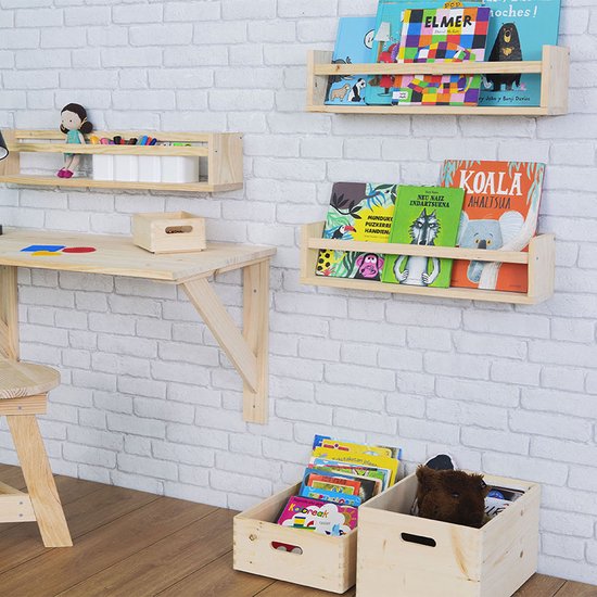 Astigarraga Wandplank - wandrek - kruidenrek - 60cm - PEFC dennenhout
