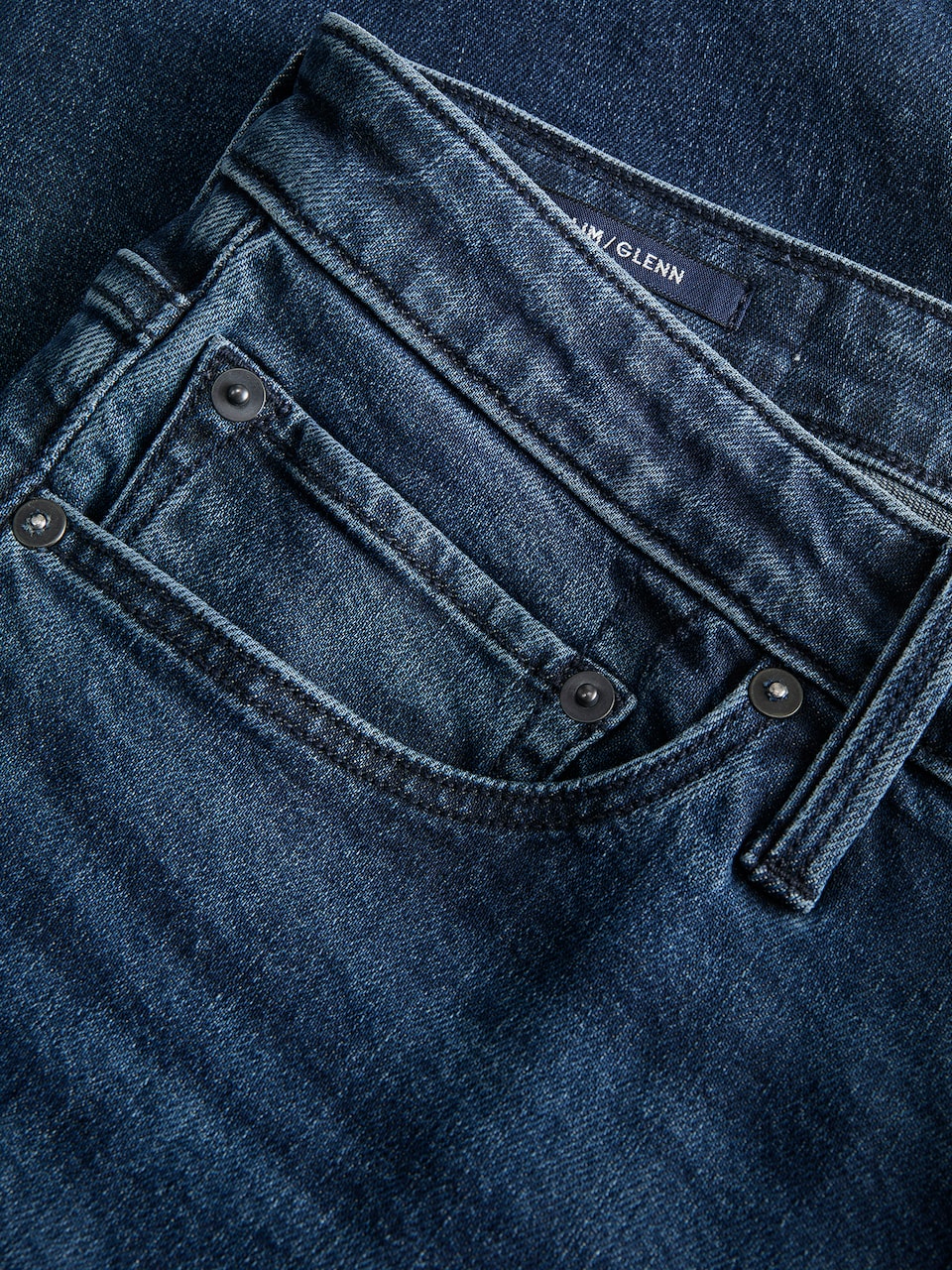 JACK & JONES Slimfit Jeans JJIGLENN JJEVAN Blauw Denim W29-L34