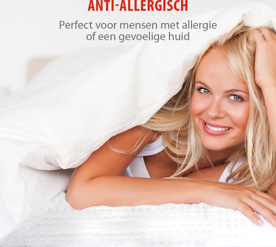 alpina Dekbed 240x200/220 cm - 4 Seizoenen Dekbed 2 Persoons - Machine Wasbaar bij 40 Graden - Sneldrogend en Ademend Materiaal - Zomer- en Winterdekbed - Polyester - Wit