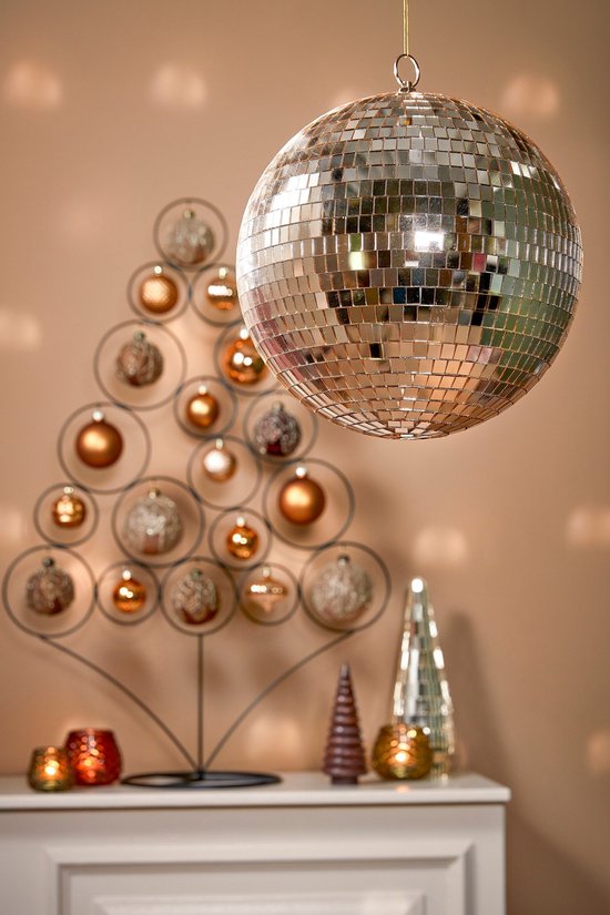 Mica Decorations Kerst Discobal - Ø50 cm - Champagne