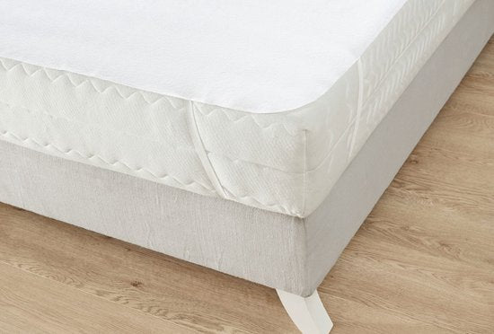 H&C Waterdichte Matrasbeschermer - 180 x 200 cm - 100% PES Jersey - Ademend & Anti-allergeen