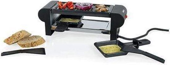 Boska Raclette Mini 110V - voor Smelten en Grillen - 2 Personen - Zwart