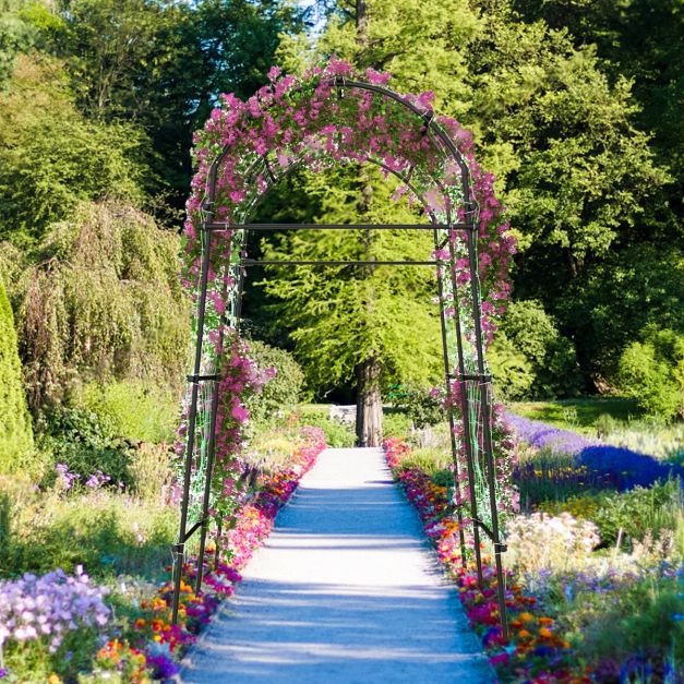 Tuinboog voor Klimplanten – Metalen Rankhulp met PE-Coating – 230 cm Hoog