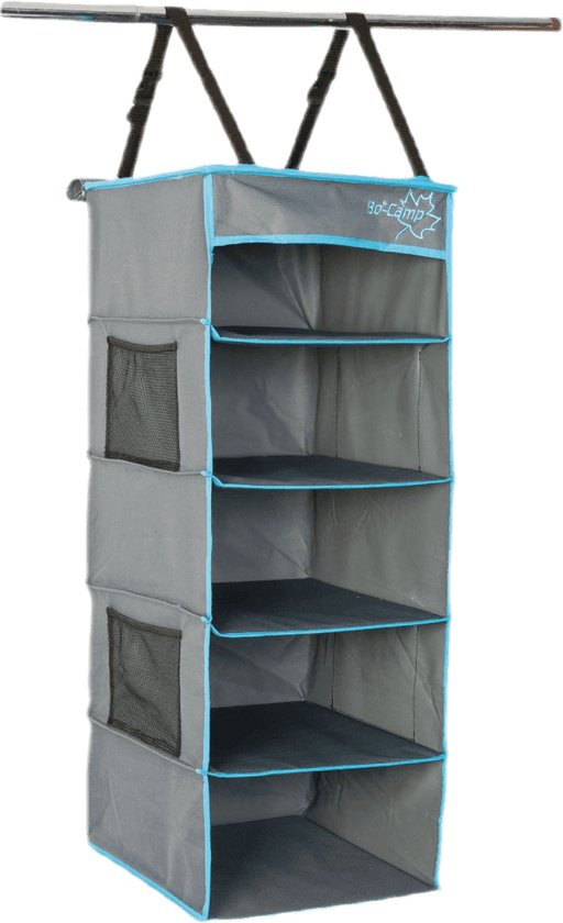 Bo-Camp - Hangkast - Campingkast - Organizer - 5 Vakken
