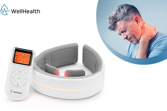 Wellhealth - Ultralicht nekmassageapparaat met 6 massagemodi - Nekmassageapparaat
