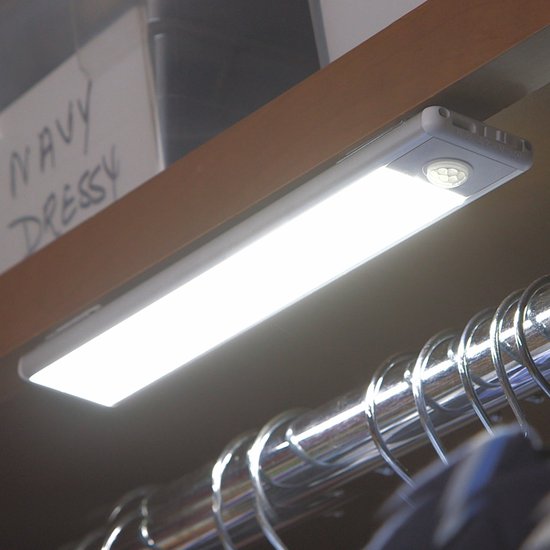 HandyLUX Slim Bright Power LED 2 stuks - Magnetische power LED-balk met bewegingssensor - Draadloos, lichtgewicht en overal te gebruiken