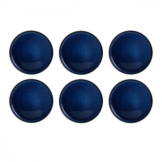 Ardtime 18-piece flat and soup plate service BLUE MOON