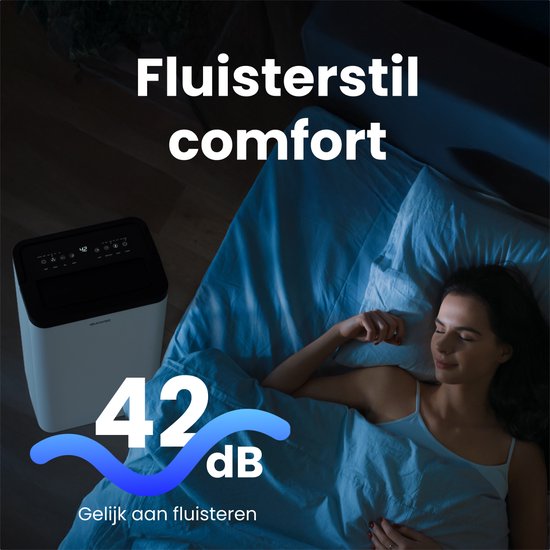 Auronic Luchtontvochtiger - Compact Pro Plus - 24L - Slaapkamer, Badkamer, Woonkamer en Kantoor - Vochtvreter voor in Huis - Wit
