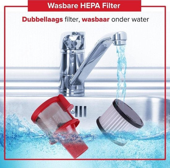 Qumax stofzuiger filter - Hepa - geschikt voor de Qumax steelstofzuiger PRO v1 / CX-VC606
