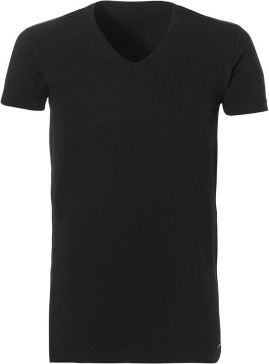 Ten Cate - XXL - Basic T-shirt - 2-pack - V-hals - Heren - Zwart