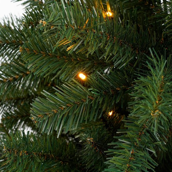 Black Box Trees Bedford Kunstkerstboom met LED Verlichting - H185 x Ø110 cm - Groen