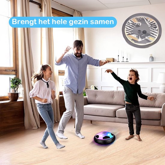 Tech Essentials® Hover Bal - Led Verlichting - 18 cm | Smart Ball Soccer Bot - Zwevende Air Voetbal - Spel - Zacht - Voor Binnen - Kinderen