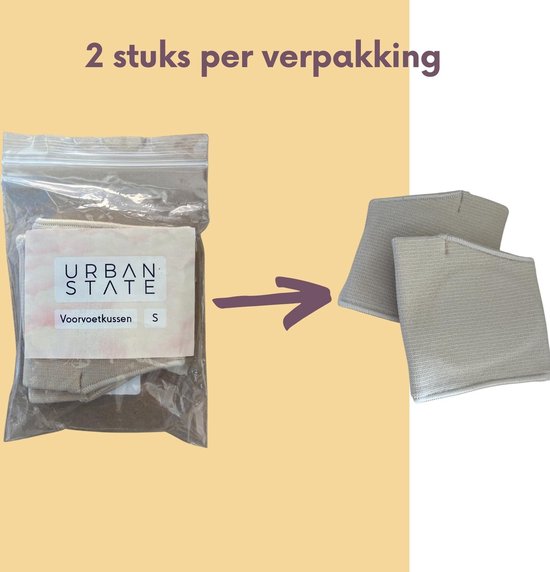 Voorvoetkussen (softgel) - set van 2 - Maat S