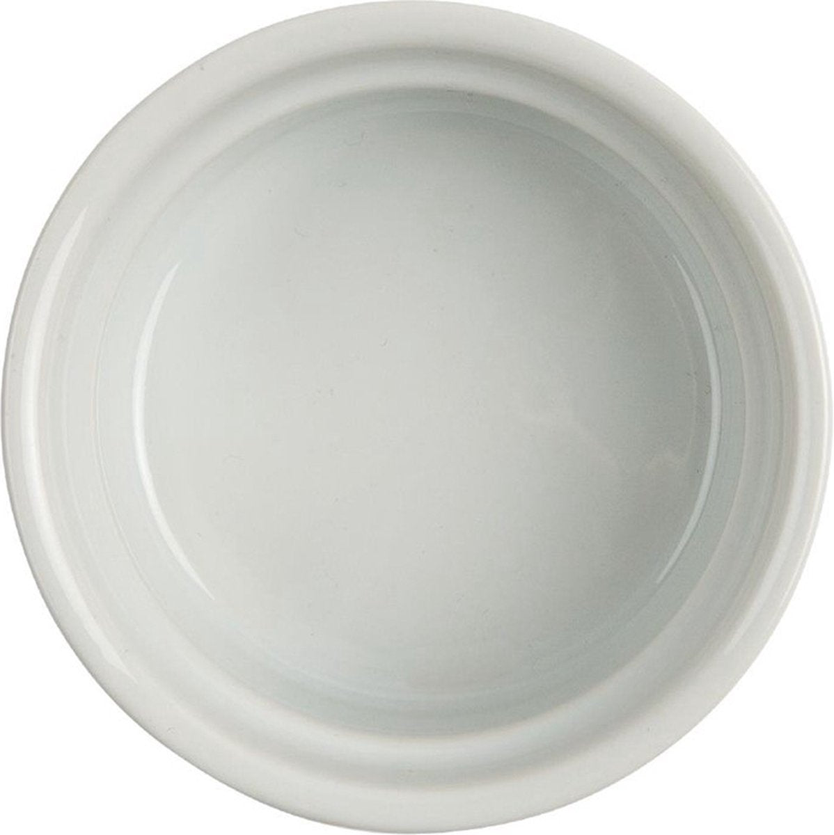 BIA Olympia 6x Crème Brûlée Schaaltje / Ramekin - 9 cm Ø - Wit Porselein - Oven, Vriezer en Vaatwasserbestendig