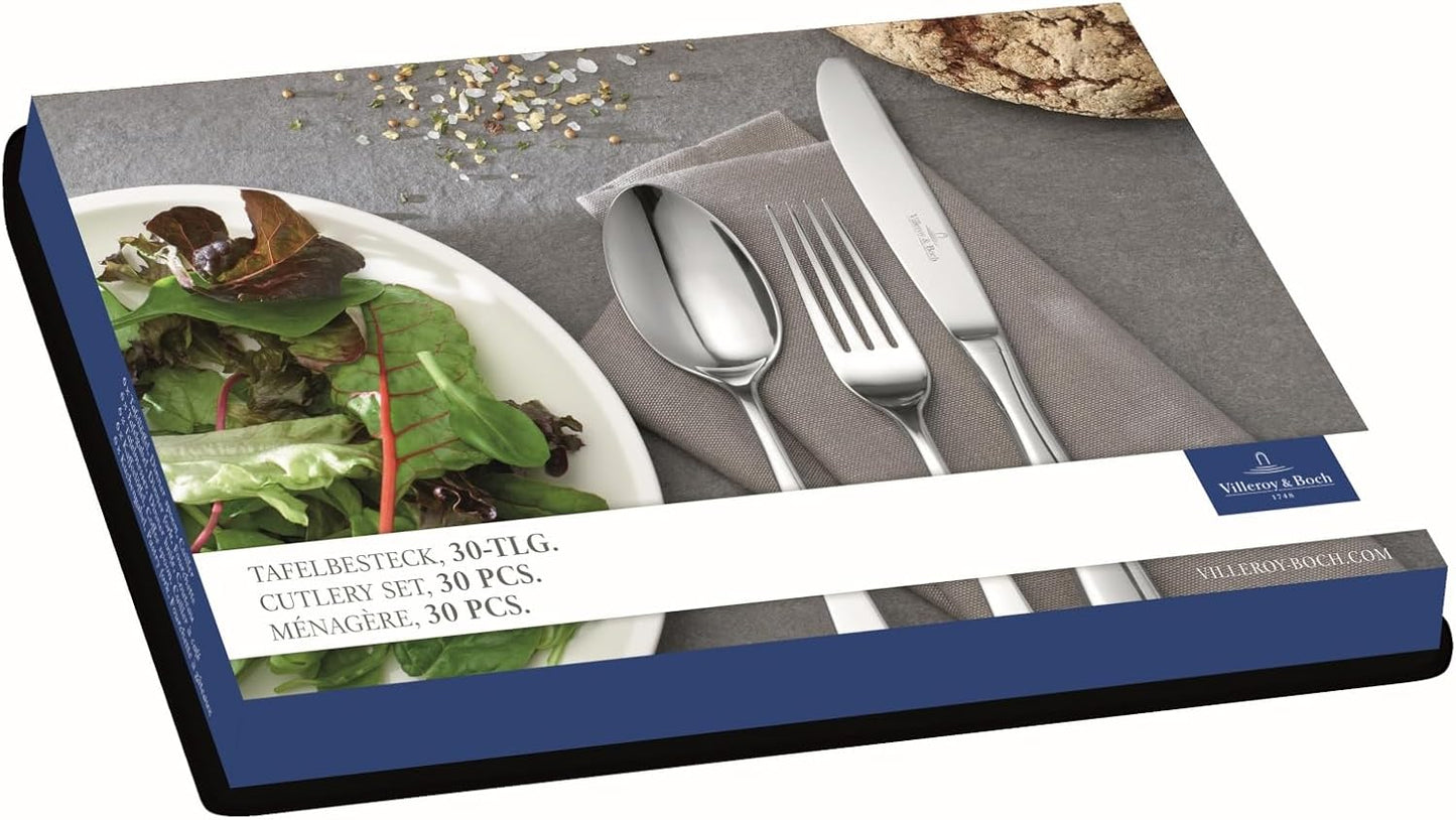 Villeroy & Boch Liam Bestekset - 30-delig - edelstaal