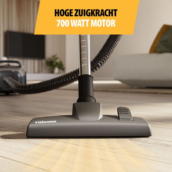 Tristar SZ-2330 - Stofzuiger 700W - 2,5L Capaciteit - 5M snoerlengte - Compact en lichtgewicht