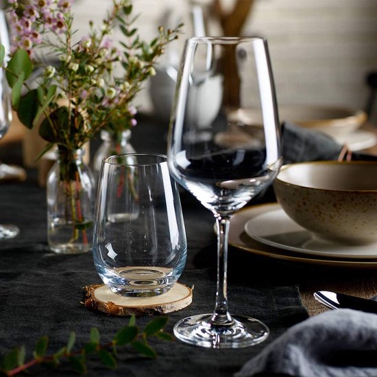 vivo by Villeroy & Boch Group - Voice Basic, rode wijnglas-set, 4-dlg., 497 ml, Kristalglas