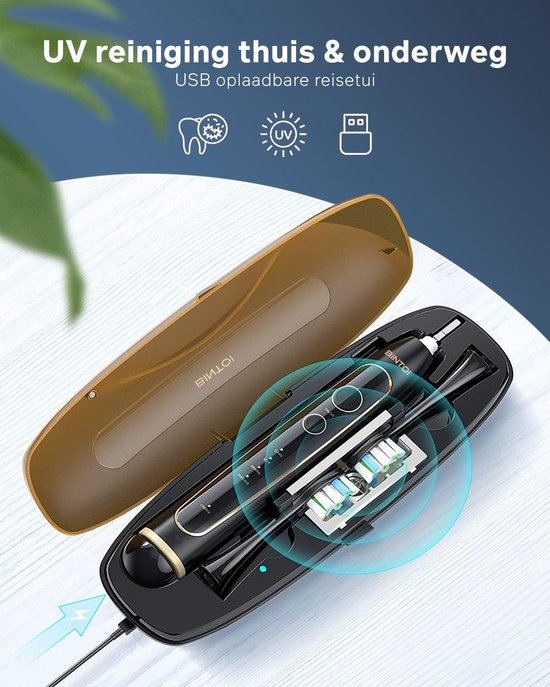 Bintoi® iSonic UV D600 - Elektrische Tandenborstel met UV-Sterilisator