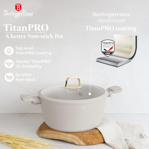 Berlinger Haus Sahara Collection - Creme - 15-delige Pannenset
