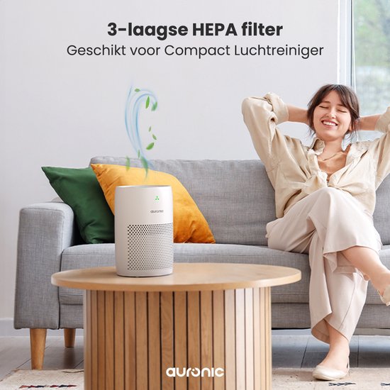 Auronic HEPA13 Filter Compact - Koolstoffilter - Geschikt voor AU1003282