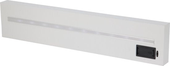 Home&Stylingcollection-wandplank-met LED-verlichting-wit-60 cm