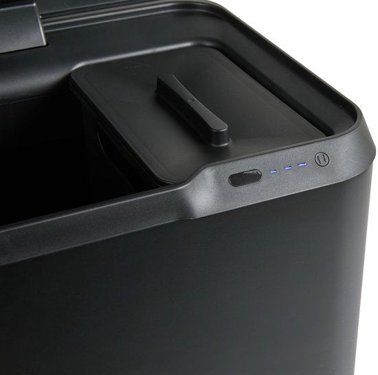 Umuzi Cleaning Prullenbak 63L - Sensor - Mat Zwart - 30,5x41x78cm