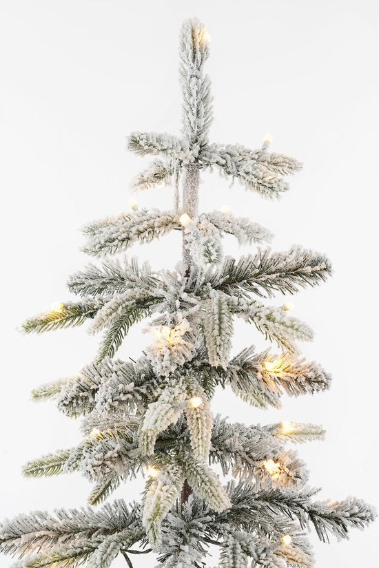 Black Box Trees Kunstkerstboom met Verlichting en Timer- en Dimfunctie - H155 x Ø48 cm - Groen