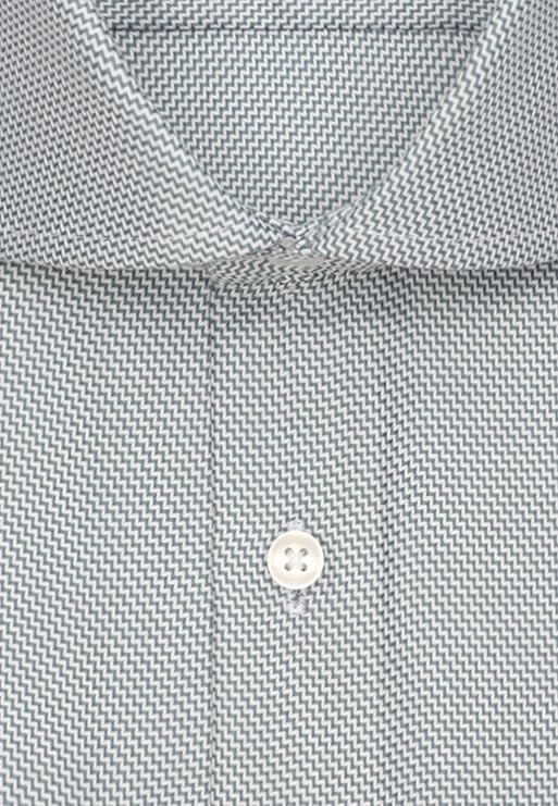 seidensticker Extra Slim Fit Langarm Business-hemd heren Overhemd - Maat 43 - Groen