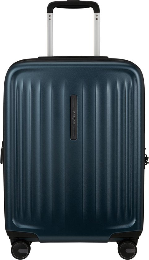 Samsonite Koffer - Fyrm spinner 55/20 handbagage - uitbreidbaar - Steel Blue - 2.6 kg - 46l