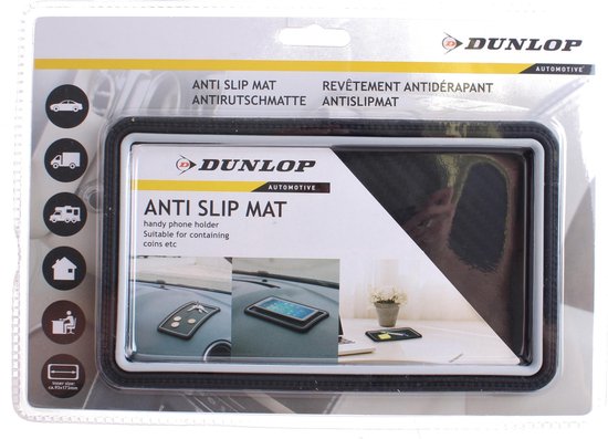 Dunlop Antislipmat 20 X 11 Cm Zwart