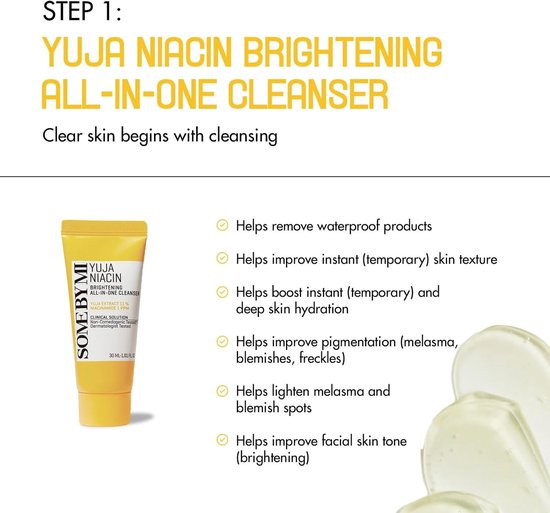 SOME BY MI - Yuja Niacin - Anti Blemish Starter Kit - 4 Delig - 90 ml