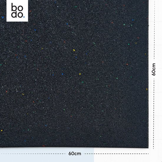 Bodo® 2 x Anti Trillingsmat Wasmachine en droger - 60x60x0,8cm