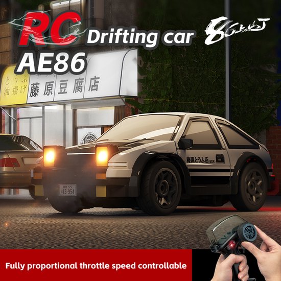 Fuegobird RC Auto - RC Voertuig - bureaublad drift auto - mini - hoge snelheid - wit