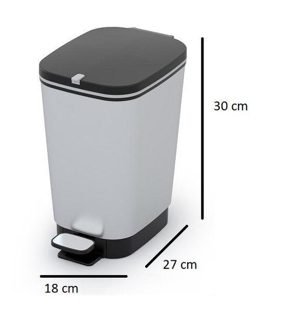 Kis Chic Bin Pedaalemmer - Maat S - 10 l