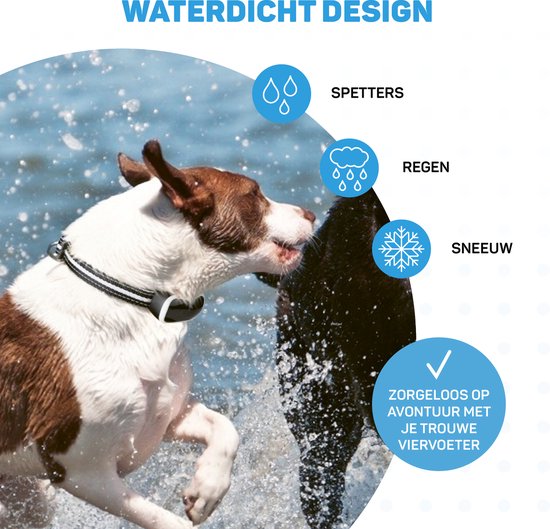 Anti Blafband Pro met LED - Opvoedingshalsband Zonder Schok - Anti Blaf Apparaat voor Kleine en Grote Honden - Waterdicht, Oplaadbaar en Verlichting - Vibratie en Audio