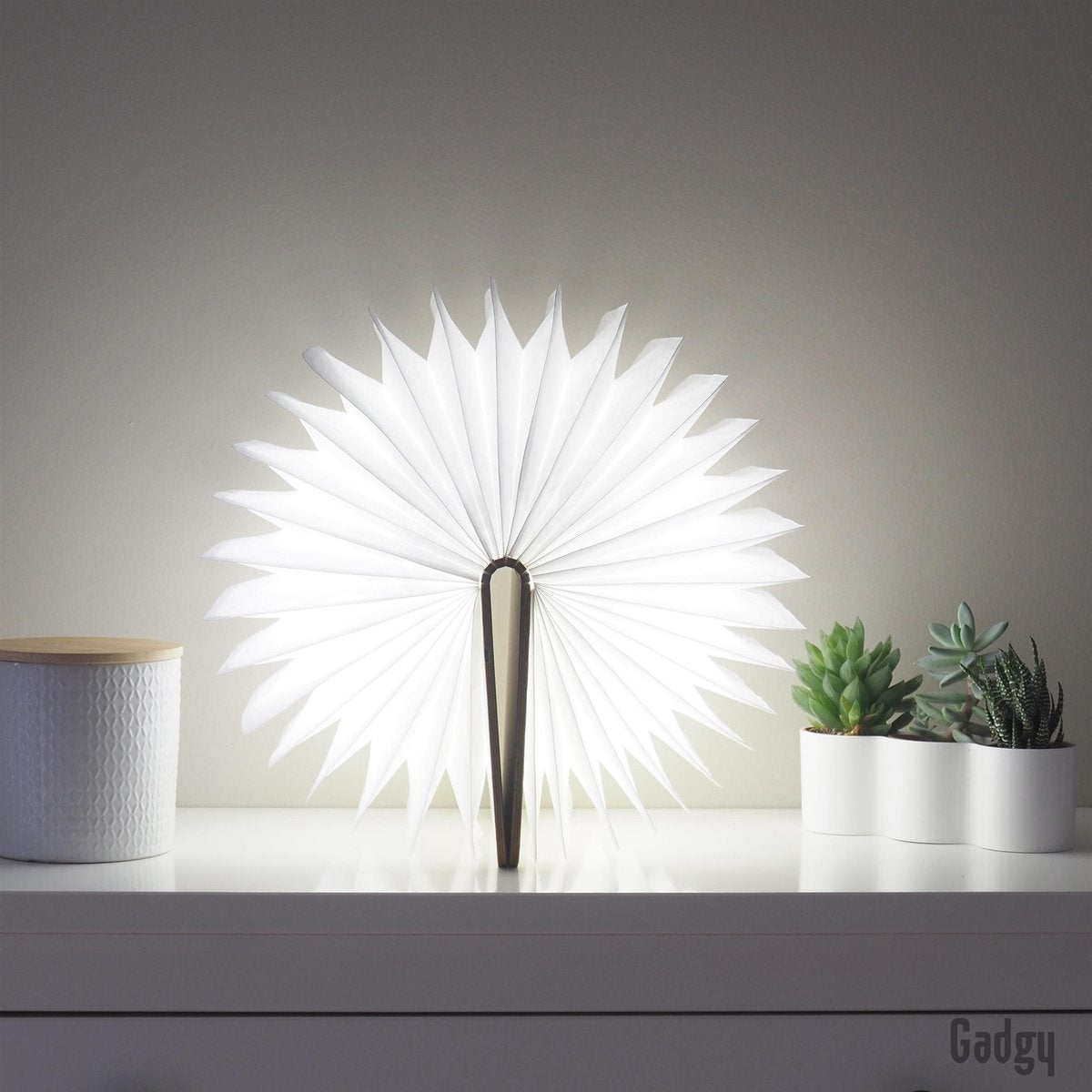 Gadgy Boeklamp – Tafellamp slaapkamer – Sfeerverlichting binnen - Groot: 21.5 x 17cm - Oplaadbaar
