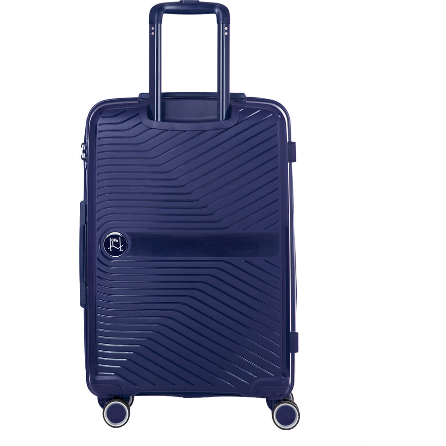 BLAUW MEDIUM HARDE KOFFER (MAAT M)