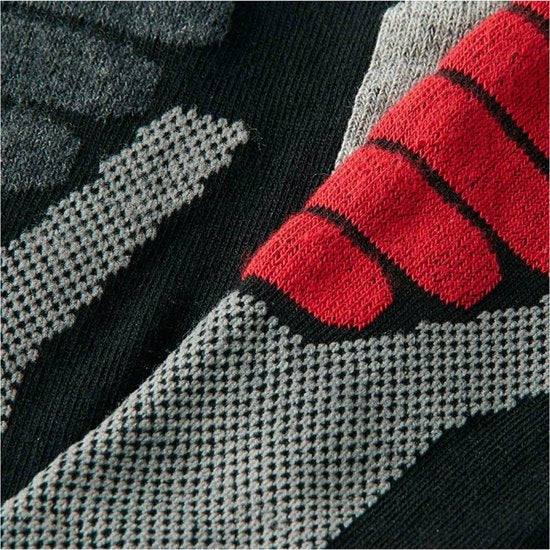 Xtreme Wandelsokken Alle Weersomstandigheden 2-Pack Zwart&Rood - Sokken - 39-42