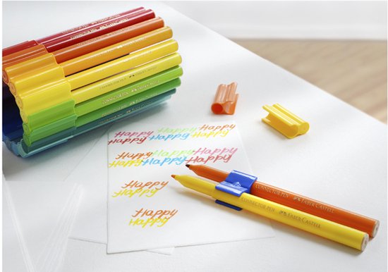 Faber-Castell viltstiften - Connector - cadeau set vrachtwagen - FC-155533