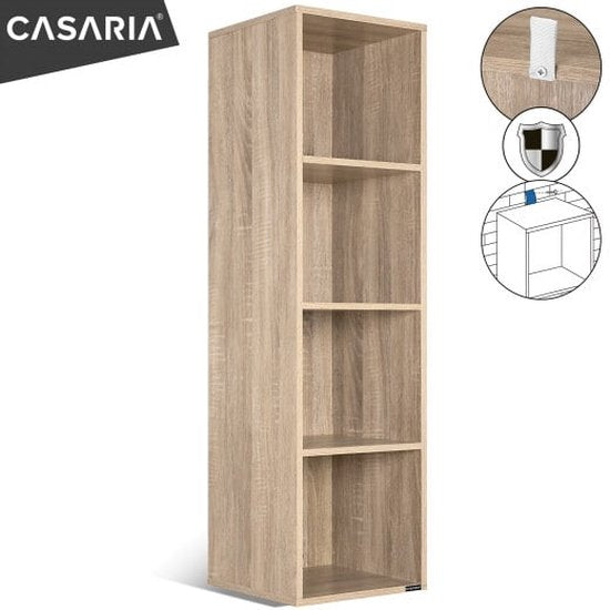 Boekenkast Skylar Eik 106x30x30cm