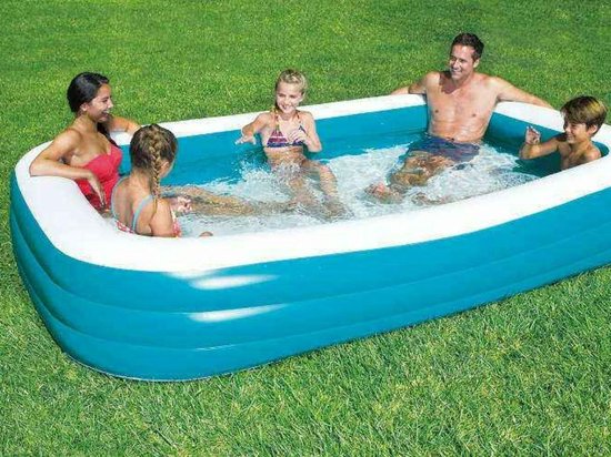 Bestway - Opblaasbaar Zwembad - 262x175x51 cm - 778L