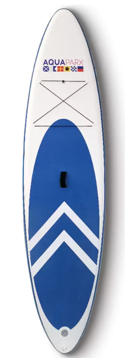Aquaparx Opblaasbaar SUP Board 330 cm Wit/Blauw – Complete Set met Peddel en Draagtas