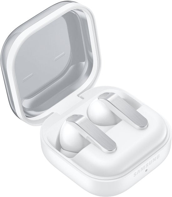 Samsung Galaxy Buds4 Pro Draadloze Oordopjes - Wit - Adaptive ANC - Dual-driver - Bluetooth 6.1 - IP57 - Tot 30 Uur