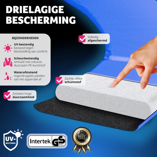 tectake® - TÜV-geteste tuintrampoline - 305 cm - kindertrampoline met veiligheidsnet, als buitenspeelgoed, sporttrampoline of buitenspeelgoed