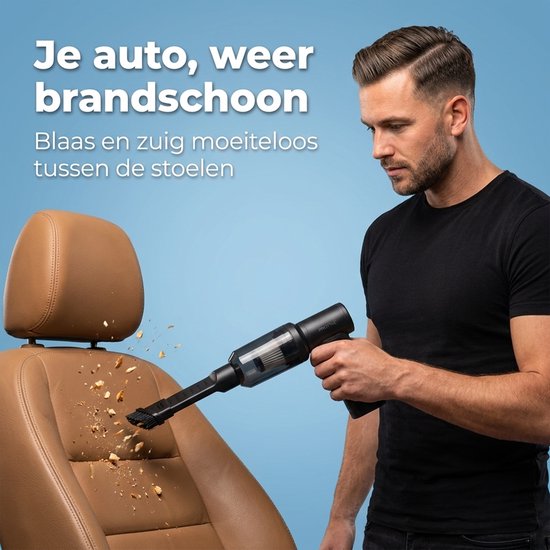 Air duster 110.000 RPM - met Handstofzuiger - Auto Stofzuiger - Kruimeldief Snoerloos - Turbo Fan - Perslucht computer - Luchtblazer op accu