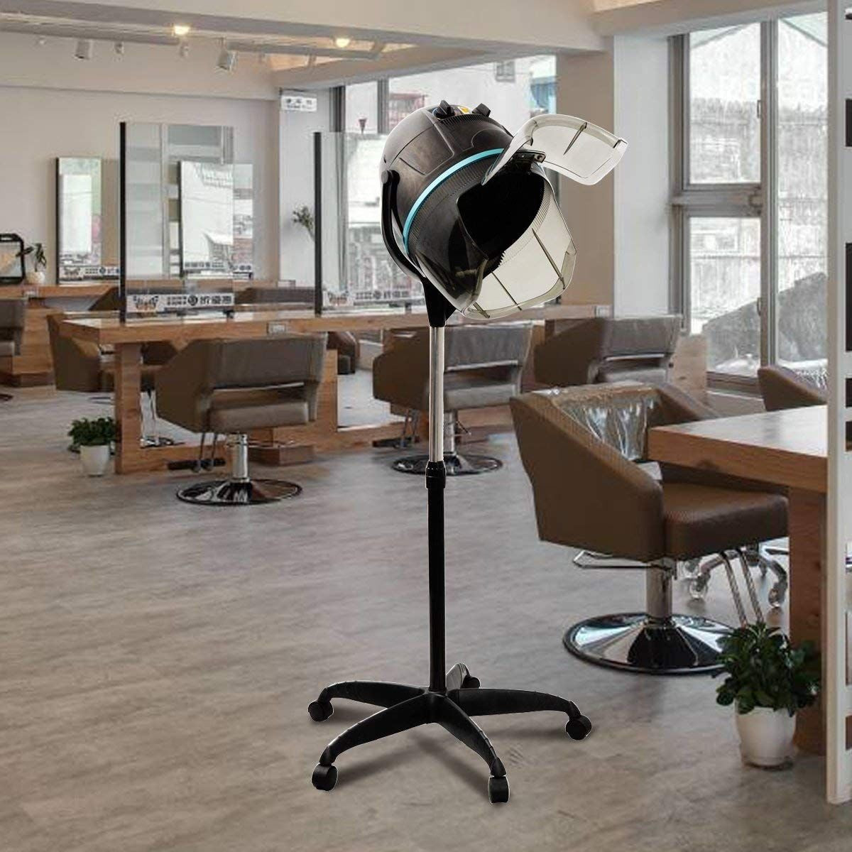 Coast Professionele Haardroger 3-in-1 - Verstelbaar 125/160 cm Hoogte - Zwart