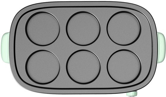 Bear Elektrische BBQ Grill & Hot Pot 2-in-1 – 4L – 1200-1400W – Vrij Instelbare Temperatuur (0–230°C) – Afneembare Grillplaat & Pan
